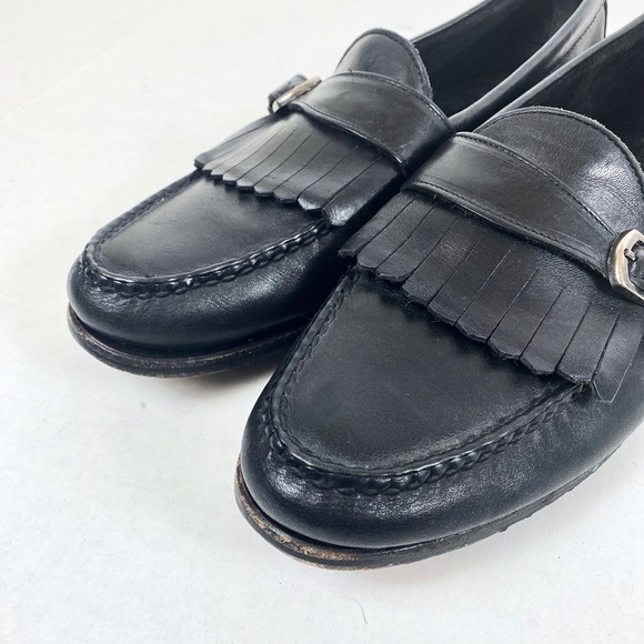Allen Edmonds Wyngate Black Fringe Loafers 11B main image 7